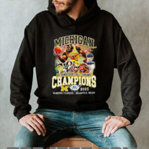 Michigan Wolverines Big Ten Men Basketball Tournament Champions 2025 shirt5