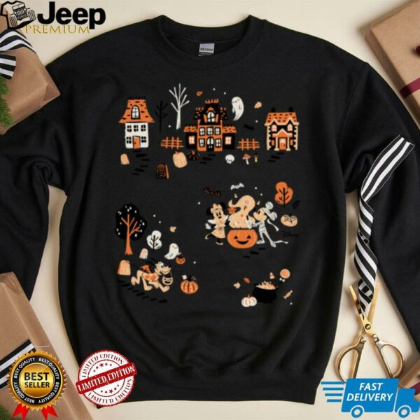 Mickey Mouse and Friends Halloween Village Shirt