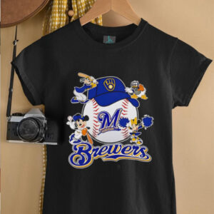 Mickey and friends Milwaukee Brewers baseball shirt