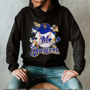 Mickey and friends Milwaukee Brewers baseball shirt3