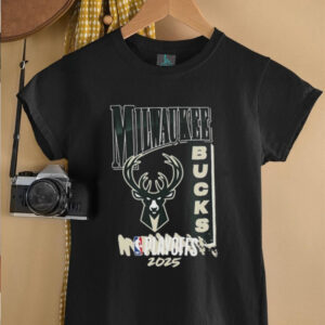Milwaukee Bucks Youth 2025 NBA Playoffs Hype T Shirt2