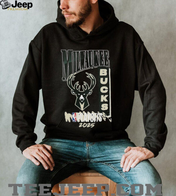 Milwaukee Bucks Youth 2025 NBA Playoffs Hype T Shirt