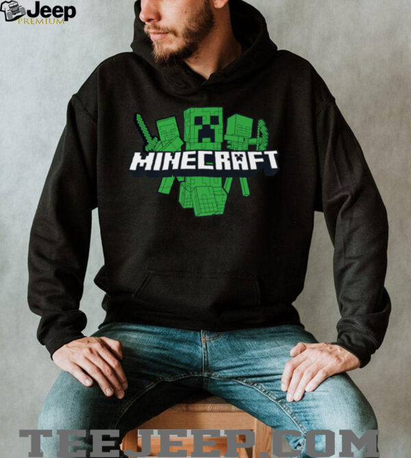 Minecraft Creeper Characters Create Explore Survive Shirt