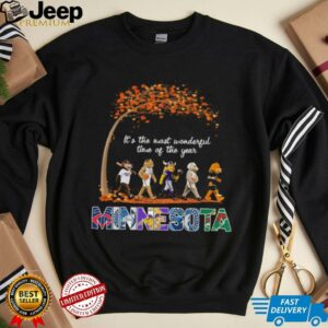 Minnesota Sports Teams Mascot Abbey Road It’s The Most Wonderful Time Of The Year Shirt