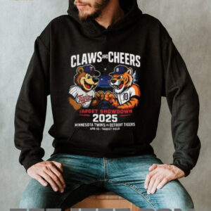 Minnesota Twins vs Detroit Tigers Claws and Cheers Target Showdown 2025 shirt1