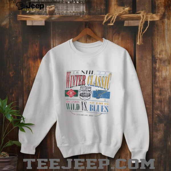 Minnesota Wild vs. St. Louis Blues NHL Winter Classic Team Matchup shirt