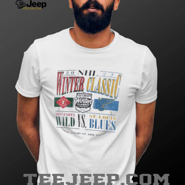 Minnesota Wild vs. St. Louis Blues NHL Winter Classic Team Matchup shirt