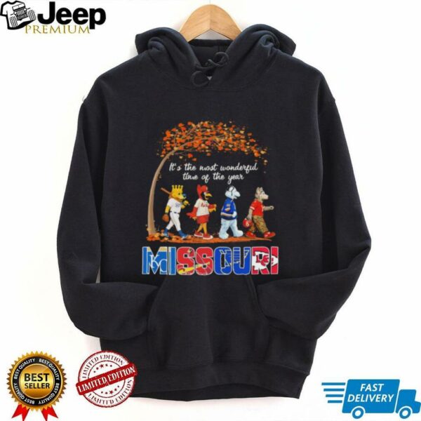 Missouri Sports Teams Mascot Abbey Road It’s The Most Wonderful Time Of The Year Shirt