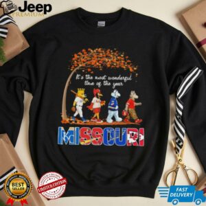 Missouri Sports Teams Mascot Abbey Road It’s The Most Wonderful Time Of The Year Shirt
