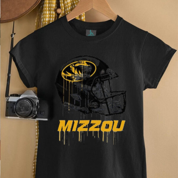 Missouri Tigers Infant Dripping Football Helmet T Shirt