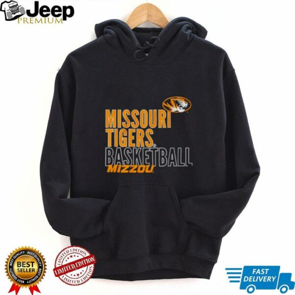 Missouri Tigers basketball Mizzou Text Logo Overlay shirt
