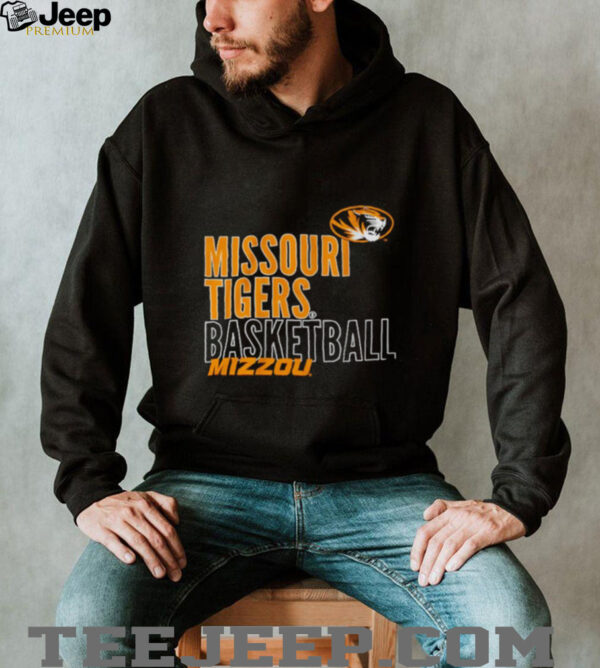 Missouri Tigers basketball Mizzou Text Logo Overlay shirt