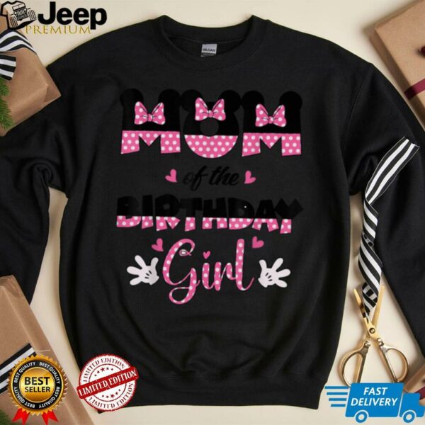 Mom And Dad Of The Birthday Girl Family Matching Party T Shirt