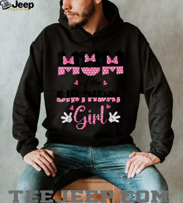 Mom And Dad Of The Birthday Girl Family Matching Party T Shirt