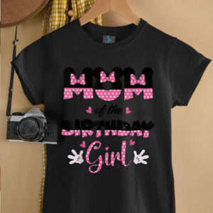Mom And Dad Of The Birthday Girl Family Matching Party T Shirt5