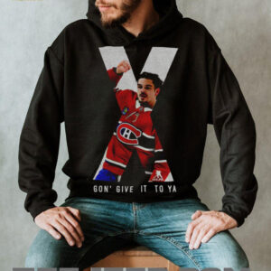 Montreal Canadiens Lane Hutson X Gon Give It To Ya Arber Xhekaj shirt2