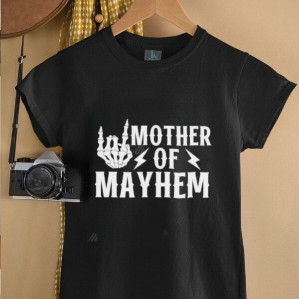 Mother Of Mayhem hand skeleton shirt