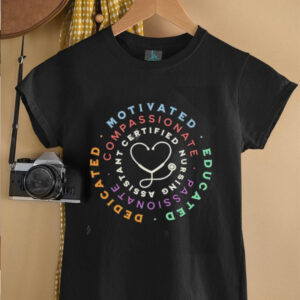 Motivated Compassionate Cna Logo shirt