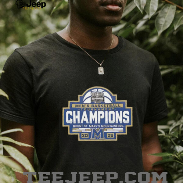 Mount St. Mary’s Mountaineers 2025 MAAC Men’s Basketball Conference Tournament Champions shirt