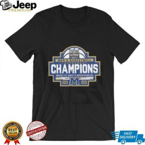 Mount St. Marys Mountaineers 2025 MAAC Mens Basketball Conference Tournament Champions shirt2