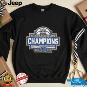 Mount St. Marys Mountaineers 2025 MAAC Mens Basketball Conference Tournament Champions shirt3