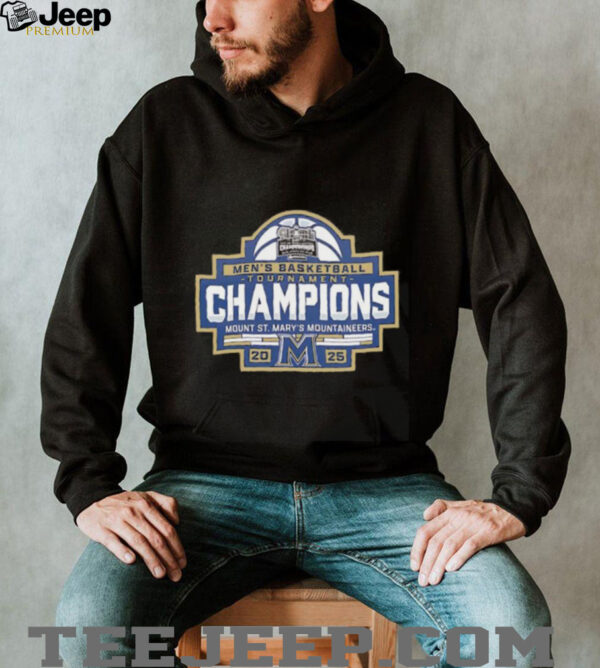 Mount St. Mary’s Mountaineers 2025 MAAC Men’s Basketball Conference Tournament Champions shirt