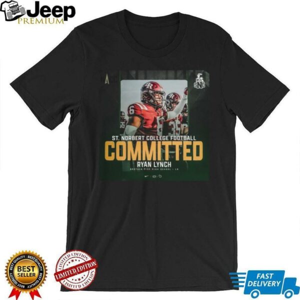 NACC St Norbert College Football Committed Ryan Lynch Brother Rice High School LB Poster T Shirt