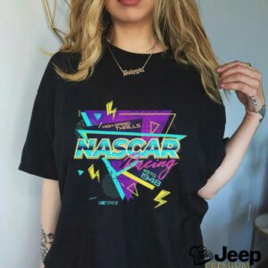 NASCAR Checkered Flag Sports Black Lifestyle T Shirt