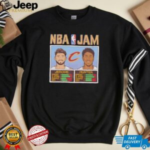NBA Jam Cleveland Cavaliers Fanaticity Ty Jerome and DeAndre Hunter shirt0
