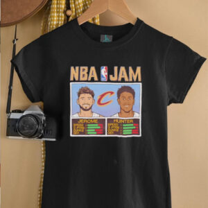 NBA Jam Cleveland Cavaliers Fanaticity Ty Jerome and DeAndre Hunter shirt1