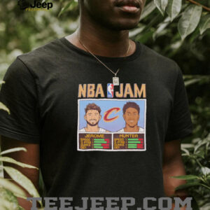 NBA Jam Cleveland Cavaliers Fanaticity Ty Jerome and DeAndre Hunter shirt5