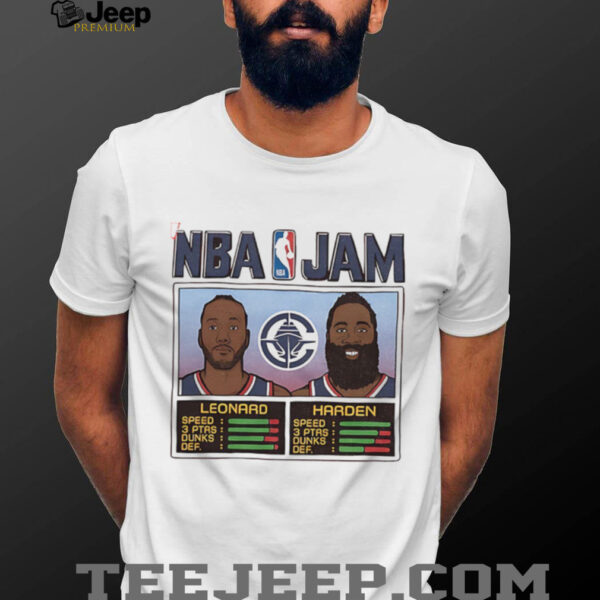 NBA Jam Clippers Leonard and Harden shirt