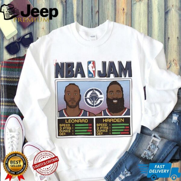 NBA Jam Clippers Leonard and Harden shirt