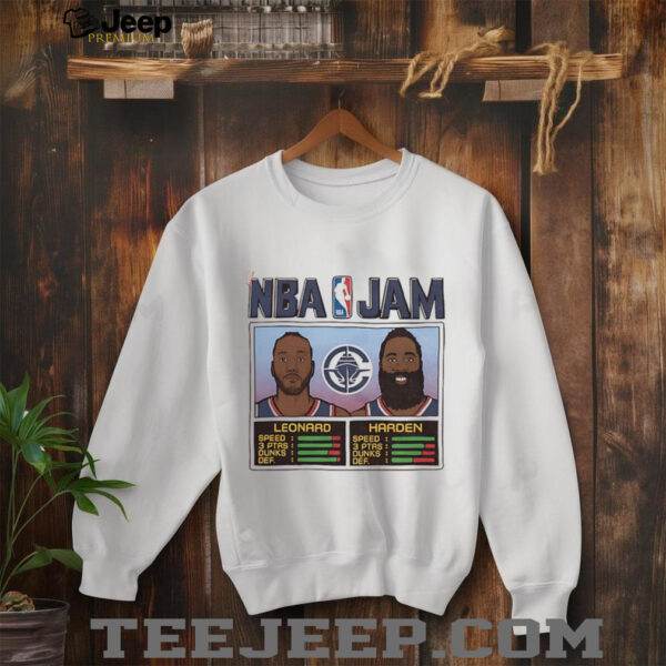 NBA Jam Clippers Leonard and Harden shirt