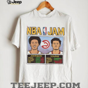 NBA Jam Hawks Johnson and Young shirt0