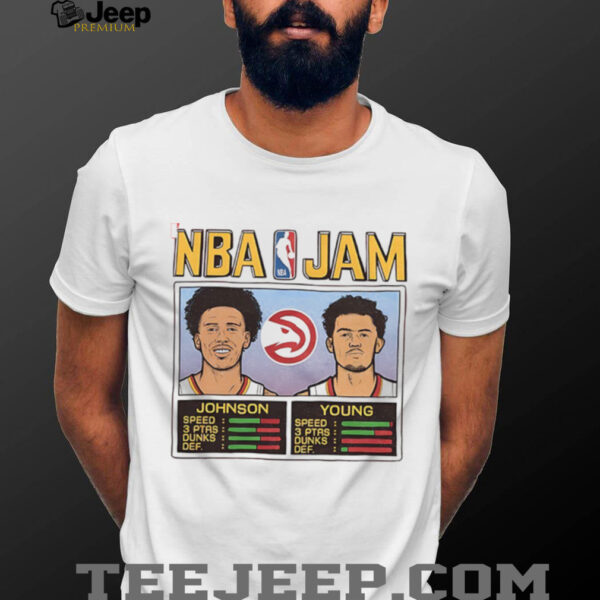 NBA Jam Hawks Johnson and Young shirt