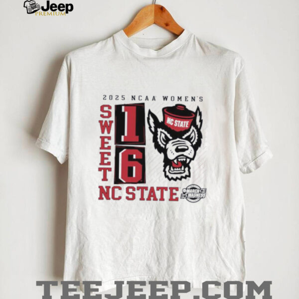 NC State Wolfpack 2025 NCAA Women’s Basketball Tournament March Madness Sweet 16 No Look Pass shirt
