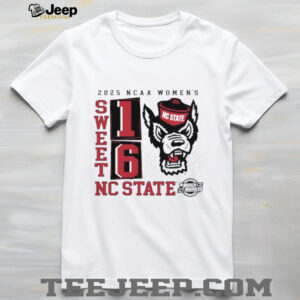 NC State Wolfpack 2025 NCAA Womens Basketball Tournament March Madness Sweet 16 No Look Pass shirt2