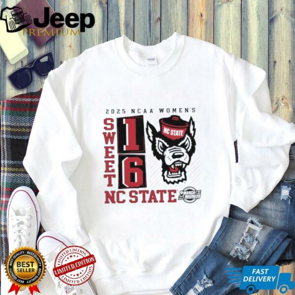 NC State Wolfpack 2025 NCAA Women’s Basketball Tournament March Madness Sweet 16 No Look Pass shirt