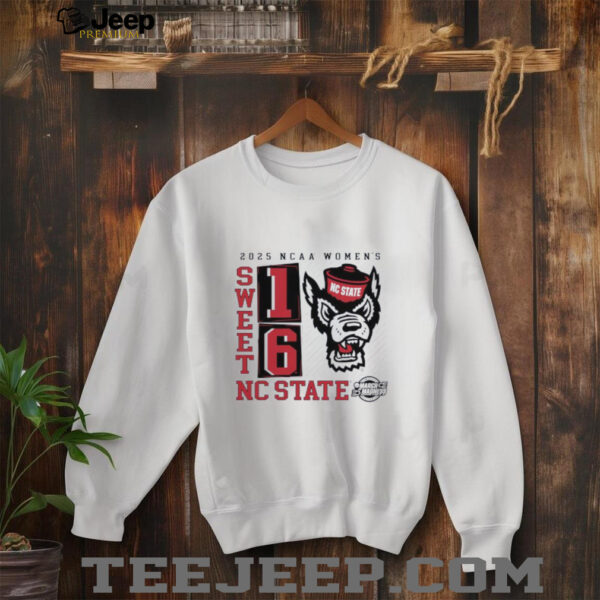 NC State Wolfpack 2025 NCAA Women’s Basketball Tournament March Madness Sweet 16 No Look Pass shirt