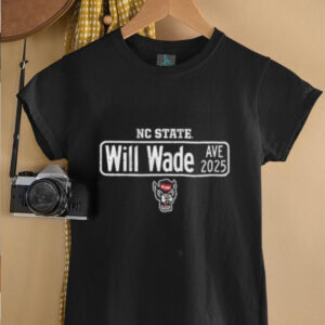 NC State Wolfpack basketball will wade avenue street sign shirt4