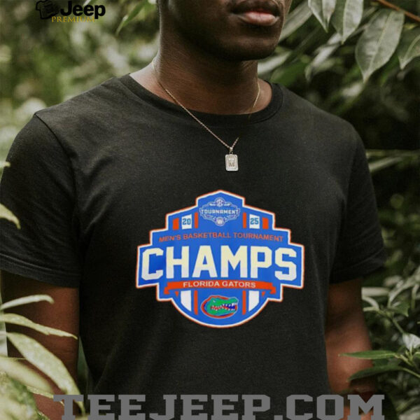 NCAA 2025 SEC Men’s Basketball Conference Tournament Champions Fanaticity Florida Gators Tee