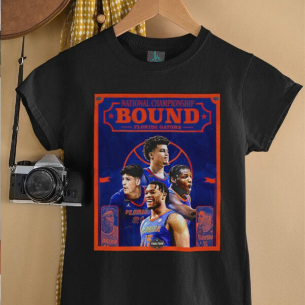 NCAA Championship Bound Men’s Final Four Florida Gator Back to back shirt
