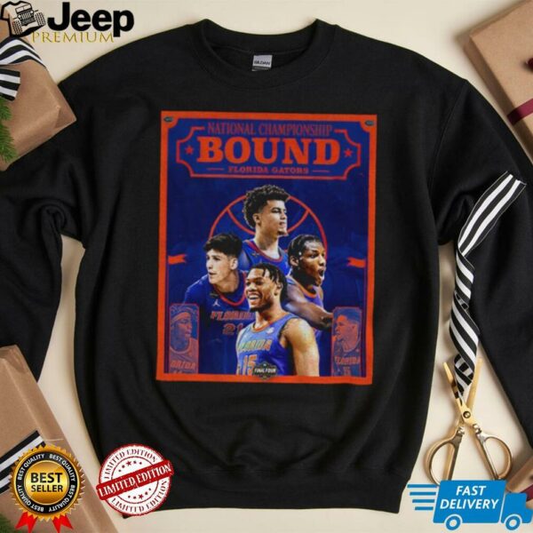 NCAA Championship Bound Men’s Final Four Florida Gator Back to back shirt
