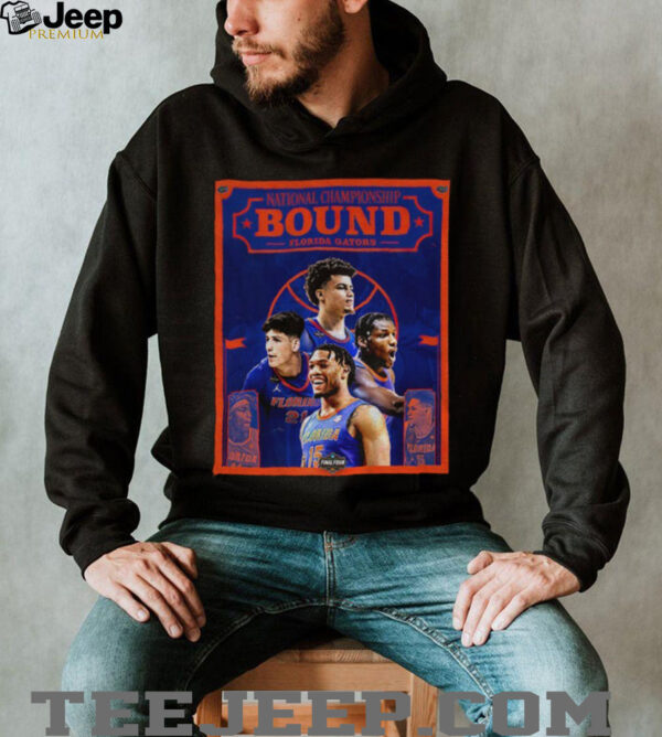 NCAA Championship Bound Men’s Final Four Florida Gator Back to back shirt
