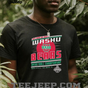 NCAA DIII Mens Washu Bears basketball Championship 2025 shirt4