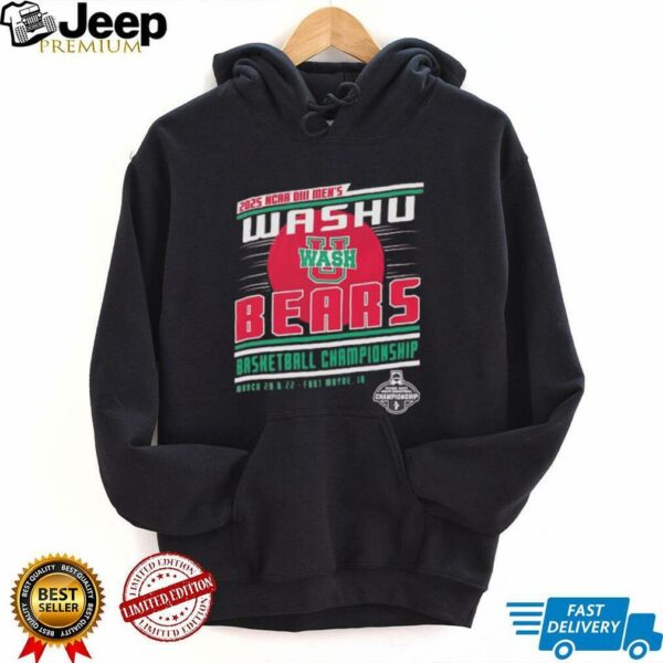 NCAA DIII Men’s Washu Bears basketball Championship 2025 shirt