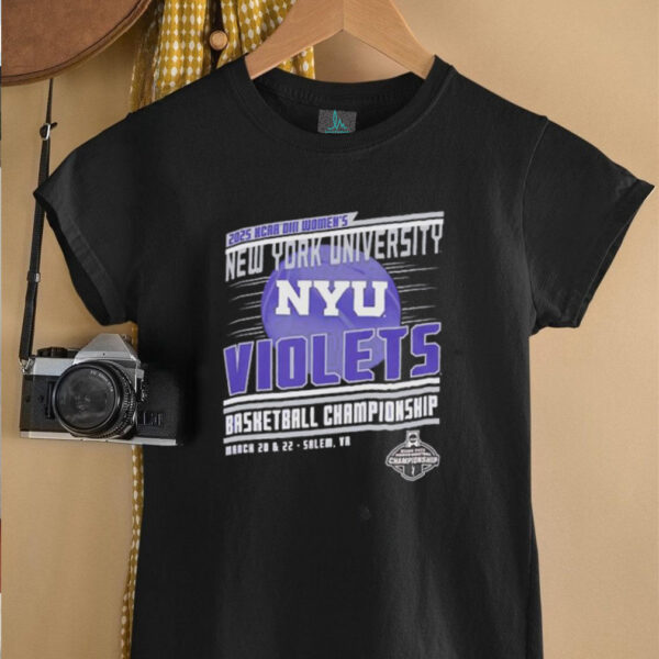 NCAA DIII Women’s New York University Violets basketball Championship 2025 shirt