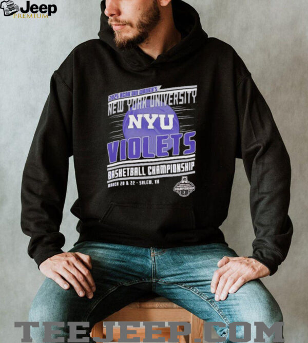 NCAA DIII Women’s New York University Violets basketball Championship 2025 shirt