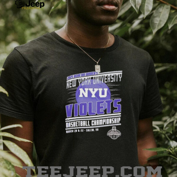 NCAA DIII Women’s New York University Violets basketball Championship 2025 shirt